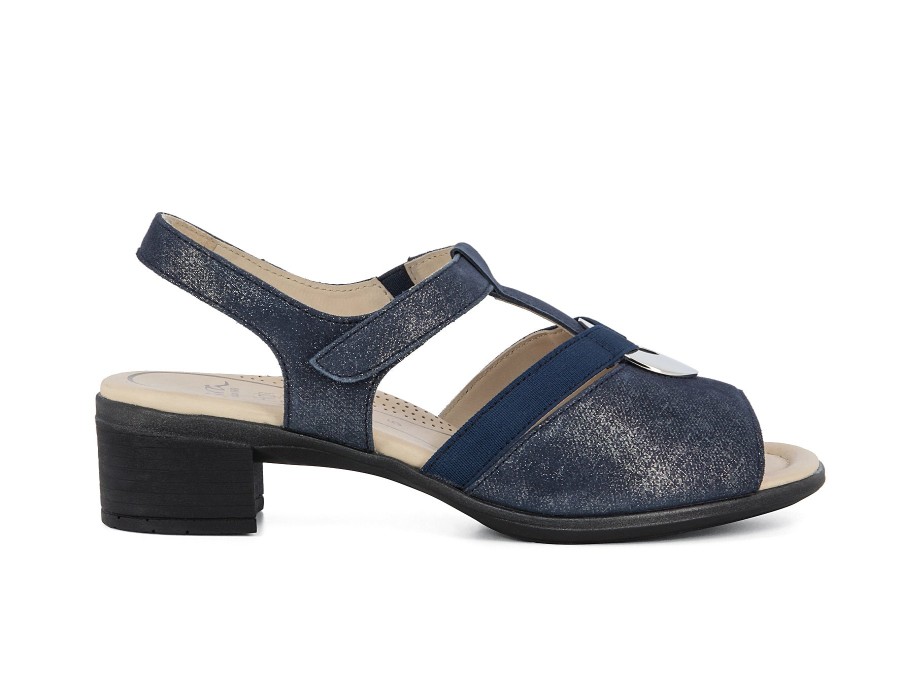 Woman ARA Sandals | 35730 Navy | Peter Sheppard Footwear