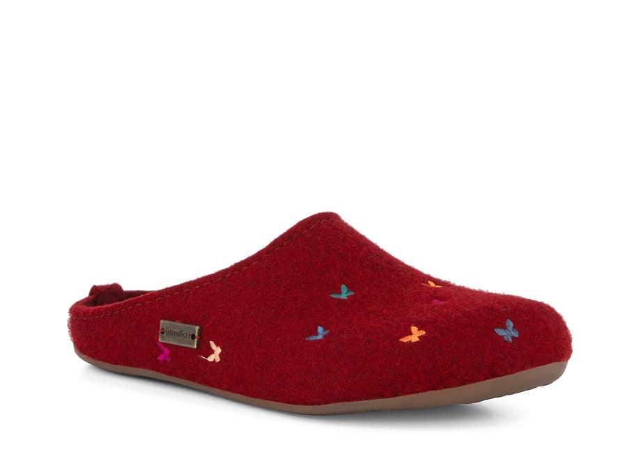 Woman HAFLINGER Slippers | Farfalline Paprika | Peter Sheppard Footwear