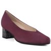 Woman HASSIA Heels | 4-30 4936 Plum | Peter Sheppard Footwear