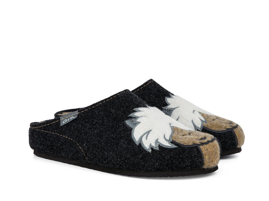 Woman ARA Slippers | 29946 Anthracite | Peter Sheppard Footwear