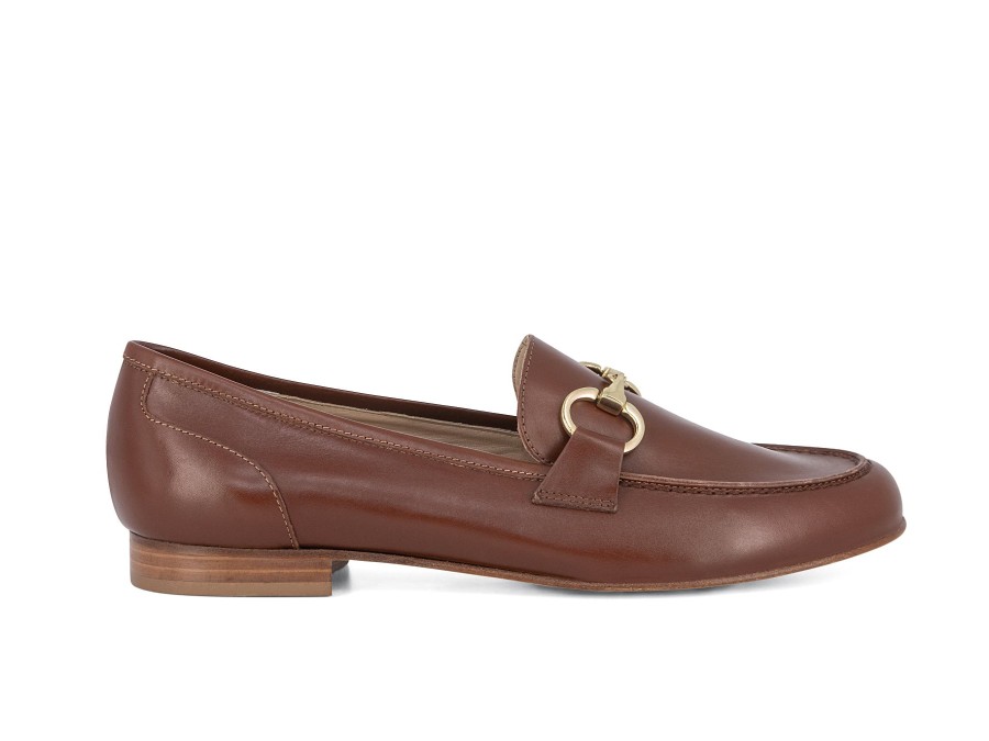 Woman LUCA GROSSI Loafers | Lorelle Cognac | Peter Sheppard Footwear