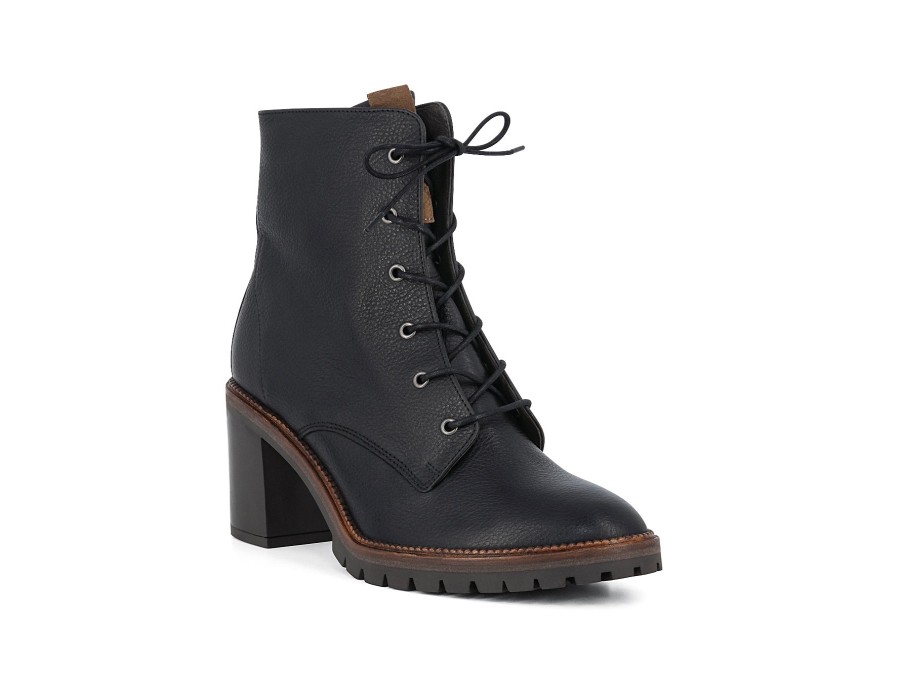 Woman SOFTWAVES Ankle Boots | Sista Black | Peter Sheppard Footwear