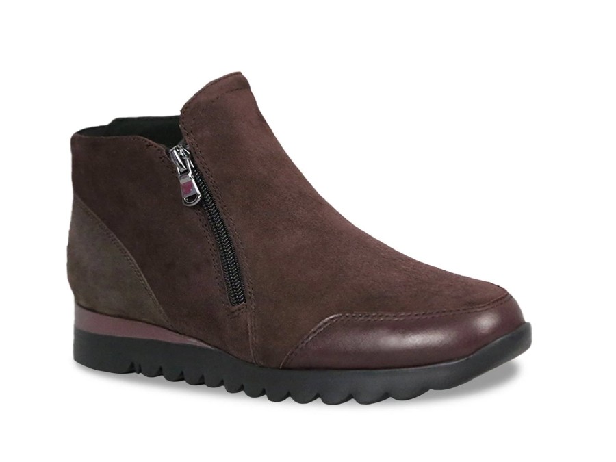 Woman MUNRO Ankle Boots | Danika Wine | Peter Sheppard Footwear