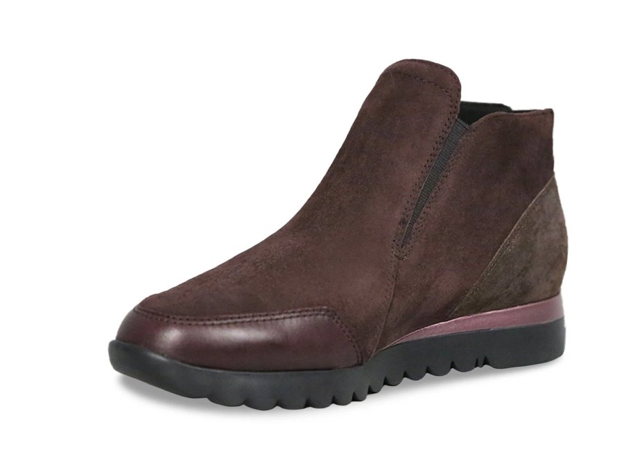 Woman MUNRO Ankle Boots | Danika Wine | Peter Sheppard Footwear