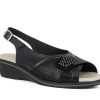 Woman SUSIMODA Sandals | Saltrio Black | Peter Sheppard Footwear