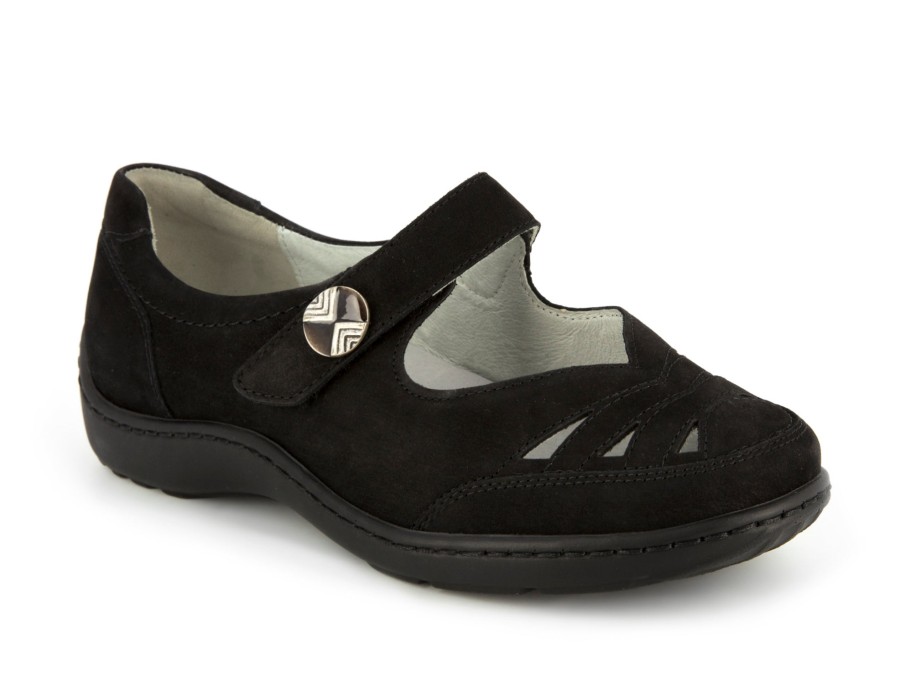 Woman WALDLAUFER Mary Janes | Watson Black | Peter Sheppard Footwear