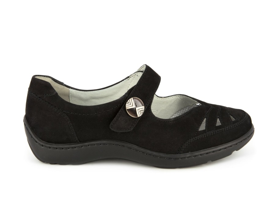 Woman WALDLAUFER Mary Janes | Watson Black | Peter Sheppard Footwear