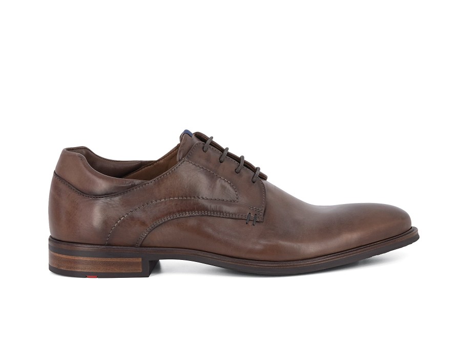 Man LLOYD Lace-Ups | Milan 3 Cognac | Peter Sheppard Footwear