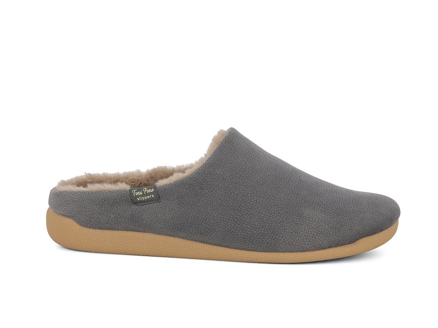 Man TONI PONS Slippers | Noti-Bd Grey | Peter Sheppard Footwear