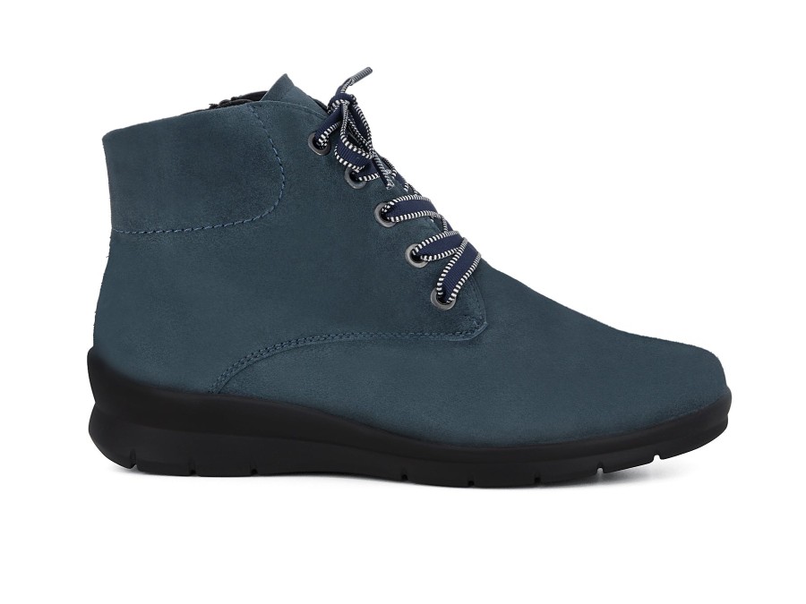 Woman SEMLER Ankle Boots | Sandie Denim | Peter Sheppard Footwear