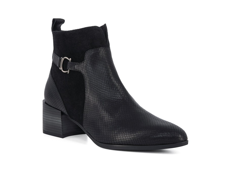 Woman HUGO SHEPPARD Ankle Boots | Desirae Black | Peter Sheppard Footwear