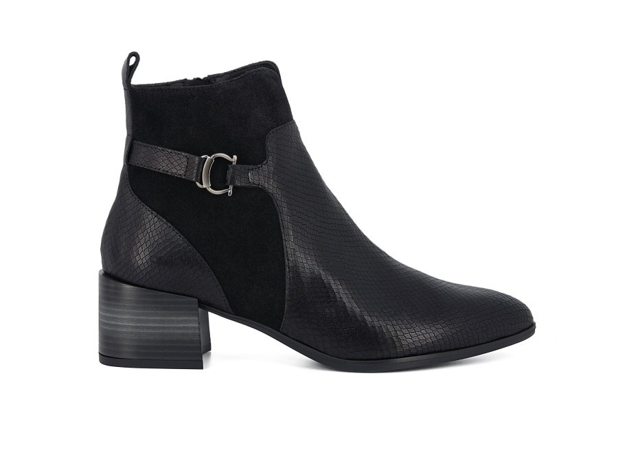 Woman HUGO SHEPPARD Ankle Boots | Desirae Black | Peter Sheppard Footwear