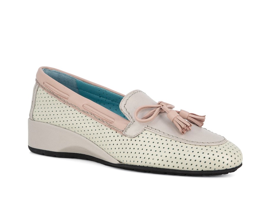 Woman THIERRY RABOTIN Slip-Ons | Tandem Cream Multi | Peter Sheppard Footwear