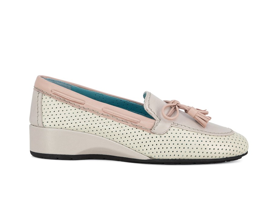 Woman THIERRY RABOTIN Slip-Ons | Tandem Cream Multi | Peter Sheppard Footwear