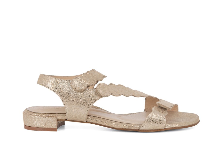 Woman PIESANTO Sandals | Pusa Gold | Peter Sheppard Footwear