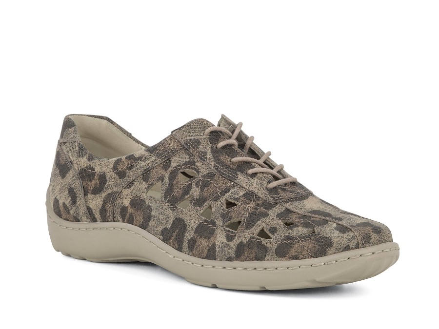 Woman WALDLAUFER Lace-Ups | Wallert Leopard | Peter Sheppard Footwear