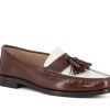 Woman LOGGIA Loafers | Lauirent Brown~White | Peter Sheppard Footwear