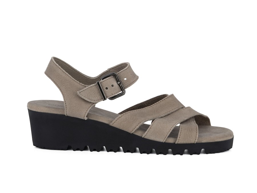 Woman ARCHE Sandals | Balbaz Lt Taupe | Peter Sheppard Footwear