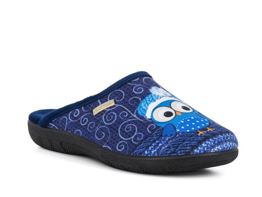 Woman SUSIMODA Slippers | Starbird Blue | Peter Sheppard Footwear