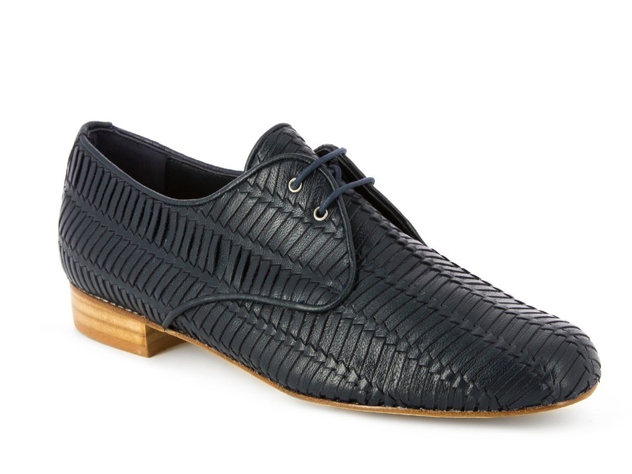 Woman NAGUISA Lace-Ups | Geria Navy | Peter Sheppard Footwear