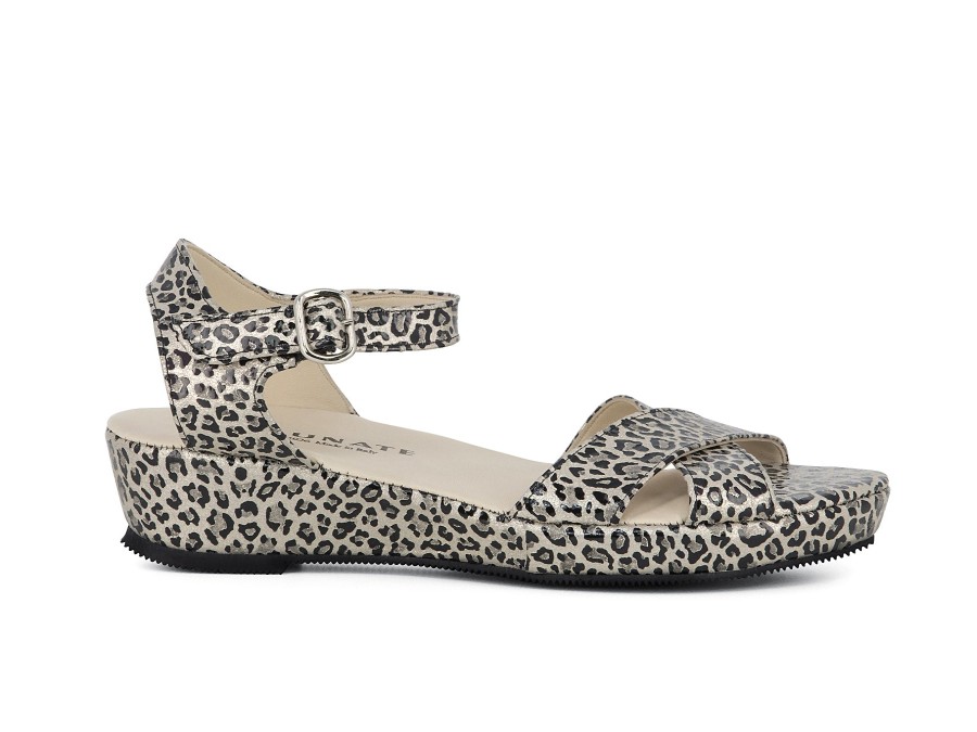 Woman BRUNATE Sandals | Bobbo Leopard | Peter Sheppard Footwear