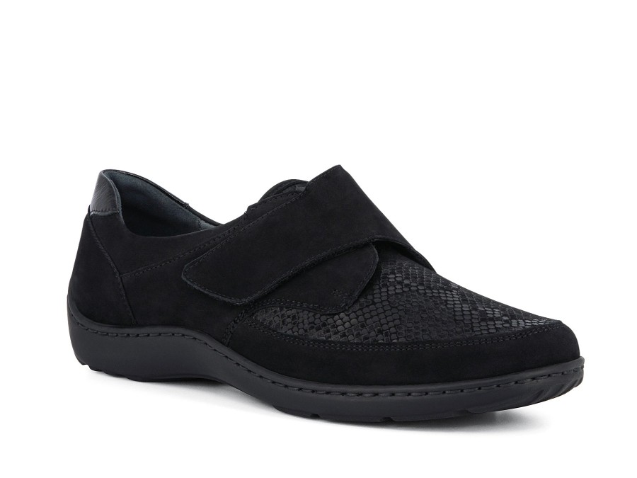 Woman WALDLAUFER Slip-Ons | Wedlin Black | Peter Sheppard Footwear