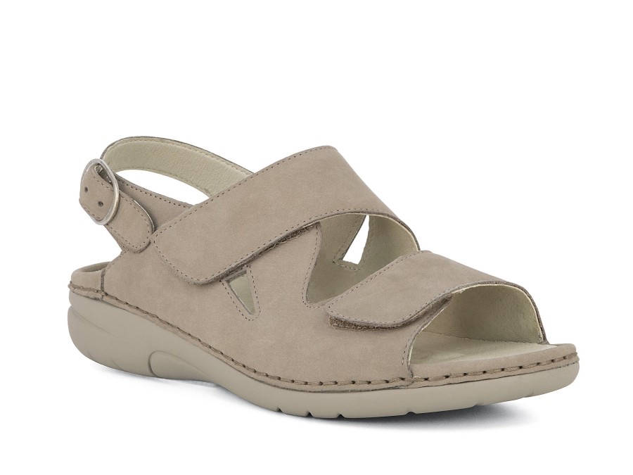 Woman WALDLAUFER Sandals | Wilston Taupe | Peter Sheppard Footwear