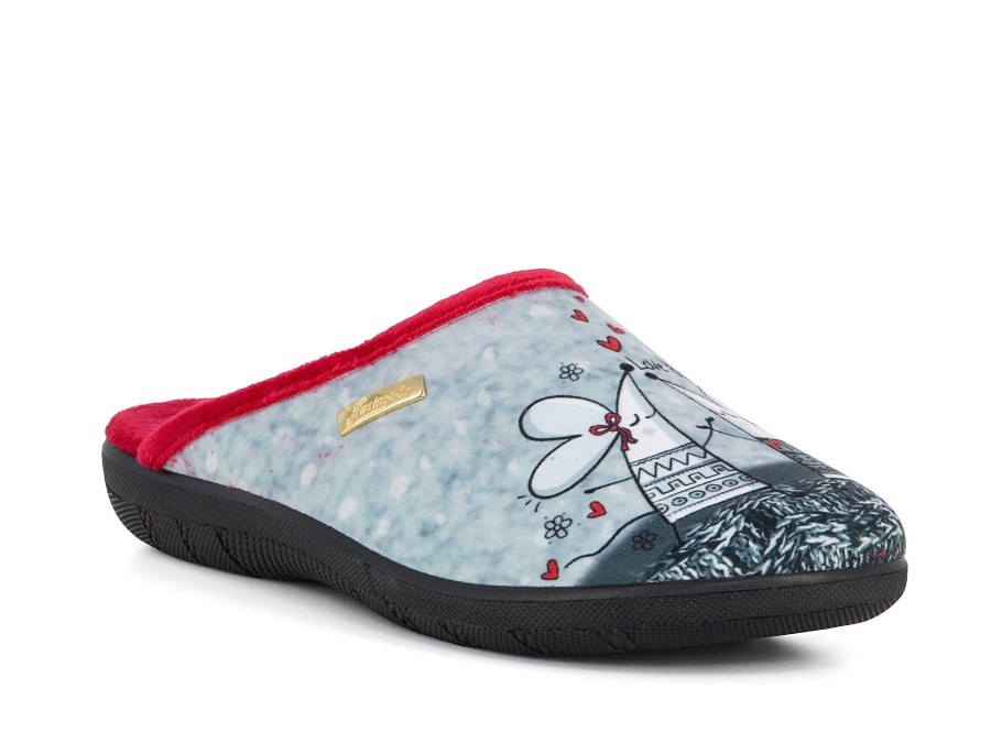 Woman SUSIMODA Slippers | Sylvester Grey | Peter Sheppard Footwear