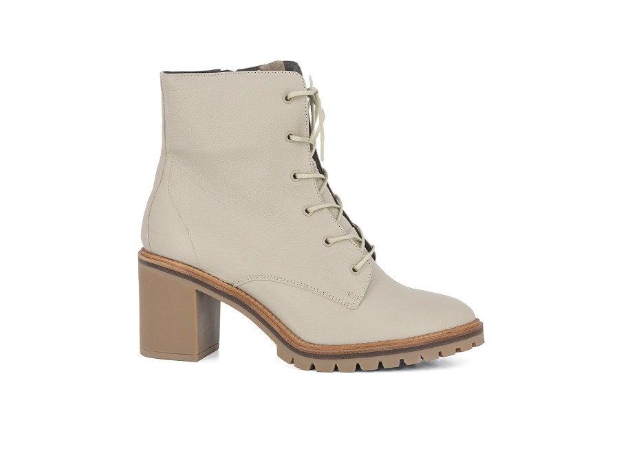 Woman SOFTWAVES Ankle Boots | Sista Cream | Peter Sheppard Footwear