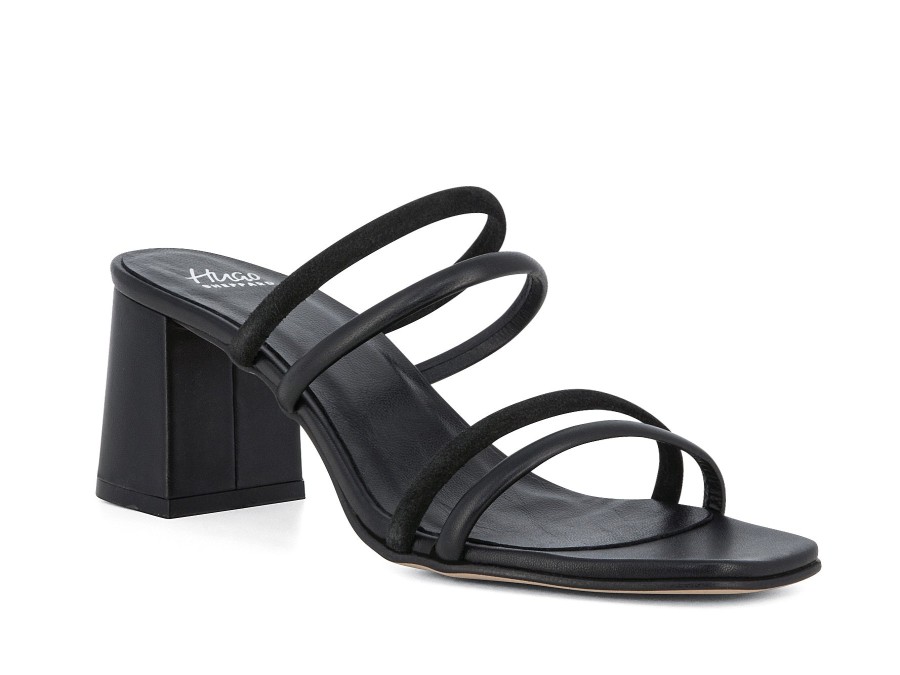 Woman HUGO SHEPPARD Slides | Butler Black | Peter Sheppard Footwear