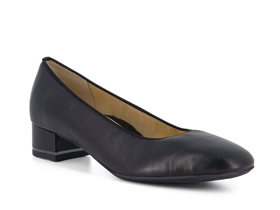 Woman ARA Heels | 11838 Black Soft | Peter Sheppard Footwear