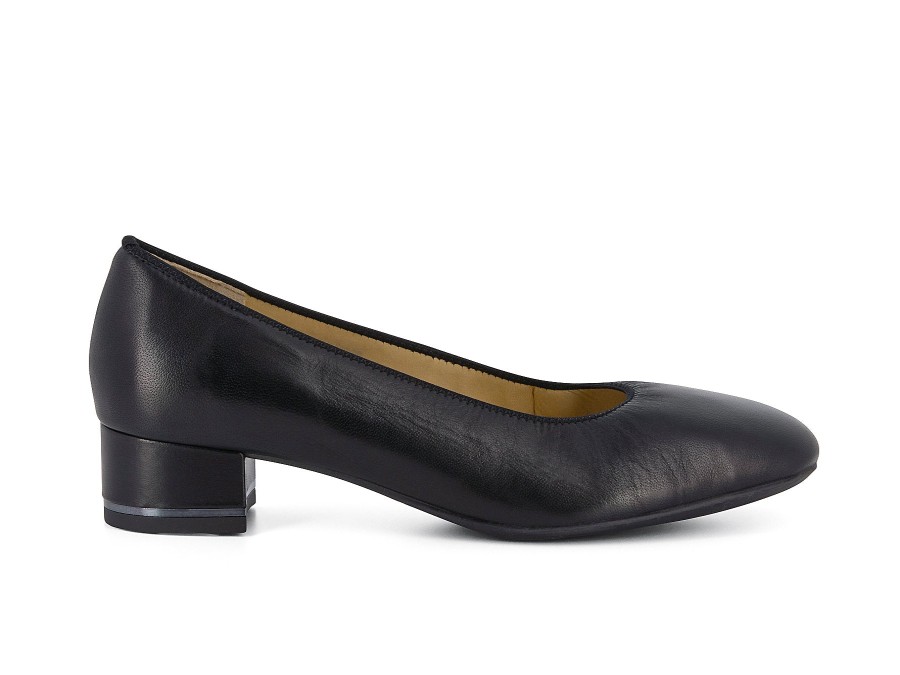 Woman ARA Heels | 11838 Black Soft | Peter Sheppard Footwear