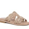 Woman SUSIMODA Slides | Sparkle Old Gold | Peter Sheppard Footwear