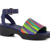 Woman ARCHE Sandals | Kimera Green Multi | Peter Sheppard Footwear