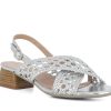 Woman SORELLE BENSONI Sandals | Karson Silver Metallic | Peter Sheppard Footwear