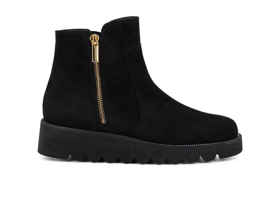 Woman PORTA ROSSA Ankle Boots | Fangio Black | Peter Sheppard Footwear