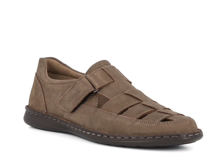 Man SIOUX Sandals | Elcino Natural | Peter Sheppard Footwear