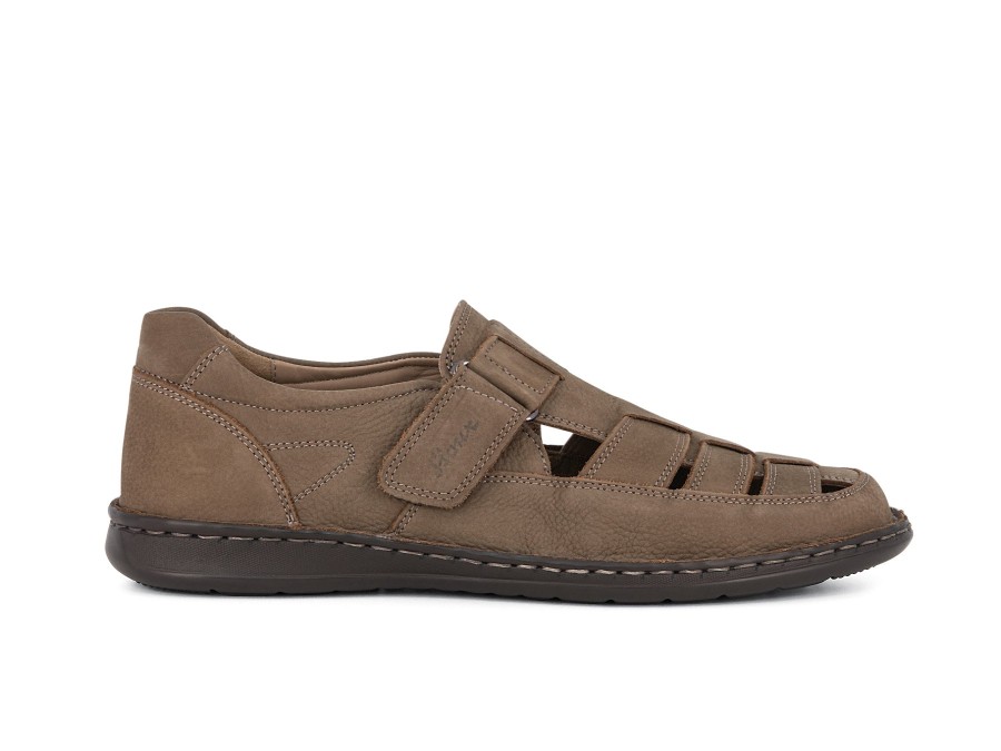 Man SIOUX Sandals | Elcino Natural | Peter Sheppard Footwear