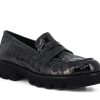 Woman PONS QUINTANA Loafers | Piron Black | Peter Sheppard Footwear