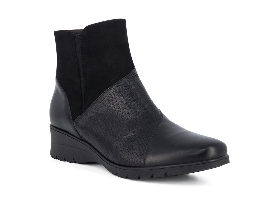 Woman PIESANTO Ankle Boots | Pastale Black | Peter Sheppard Footwear