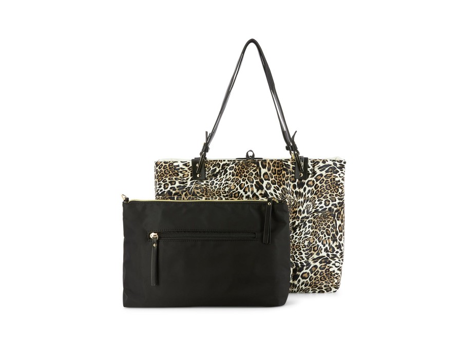 Woman ROBERT PIETRI Handbags & Wallets | 6495 Hb Black Leopard | Peter Sheppard Footwear