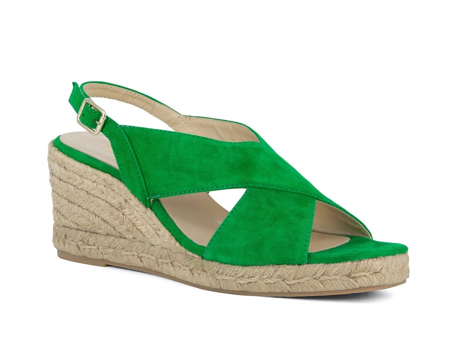 Woman SORELLE BENSONI Espadrilles | Kosma Emerald | Peter Sheppard Footwear