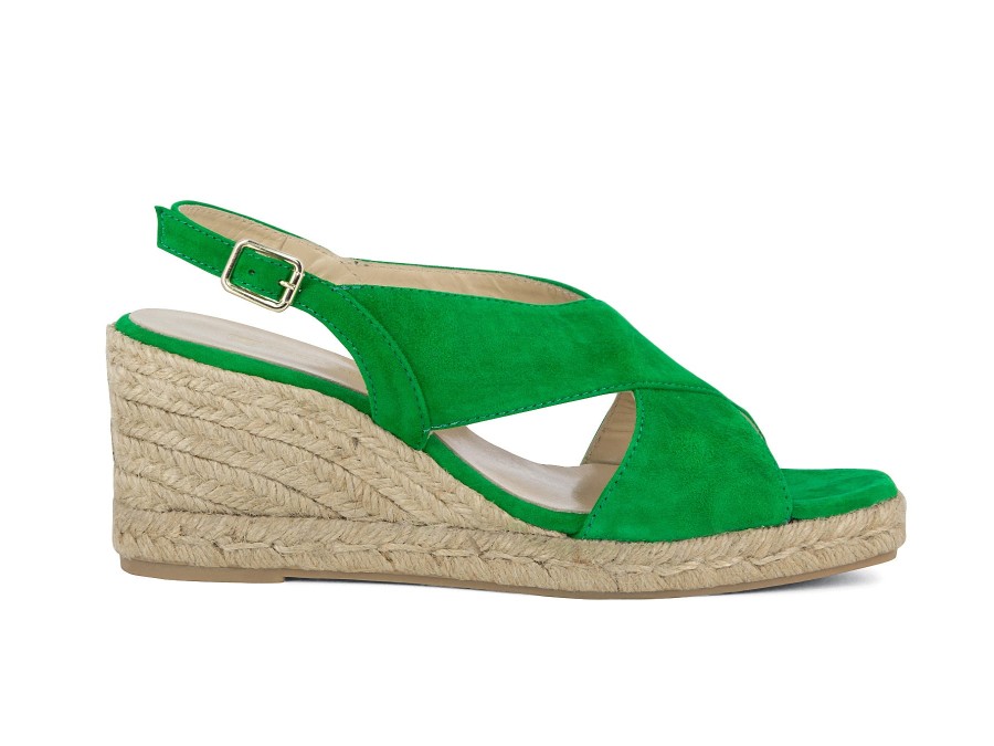 Woman SORELLE BENSONI Espadrilles | Kosma Emerald | Peter Sheppard Footwear