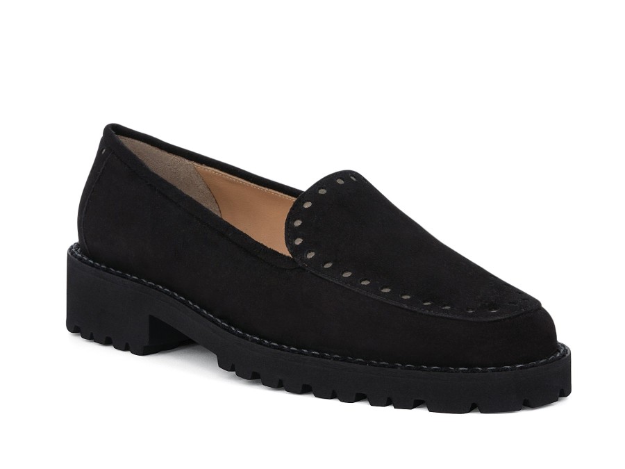 Woman LORBAC Loafers | Lusiana Black | Peter Sheppard Footwear