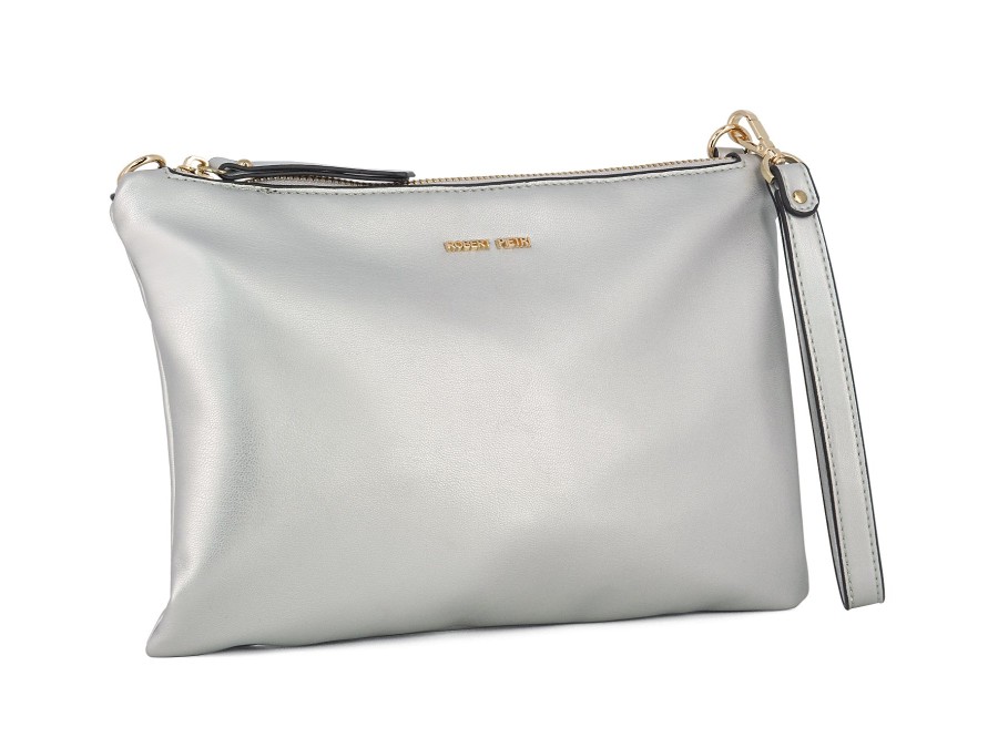 Woman ROBERT PIETRI HANDBAGS Handbags & Wallets | C-24 Silver | Peter Sheppard Footwear