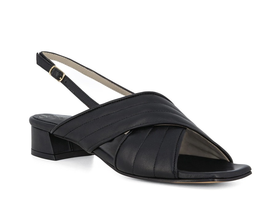 Woman AMALFI Heels | Betulla Black | Peter Sheppard Footwear