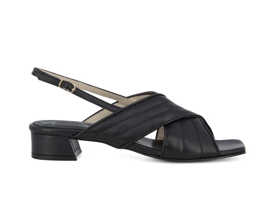 Woman AMALFI Heels | Betulla Black | Peter Sheppard Footwear