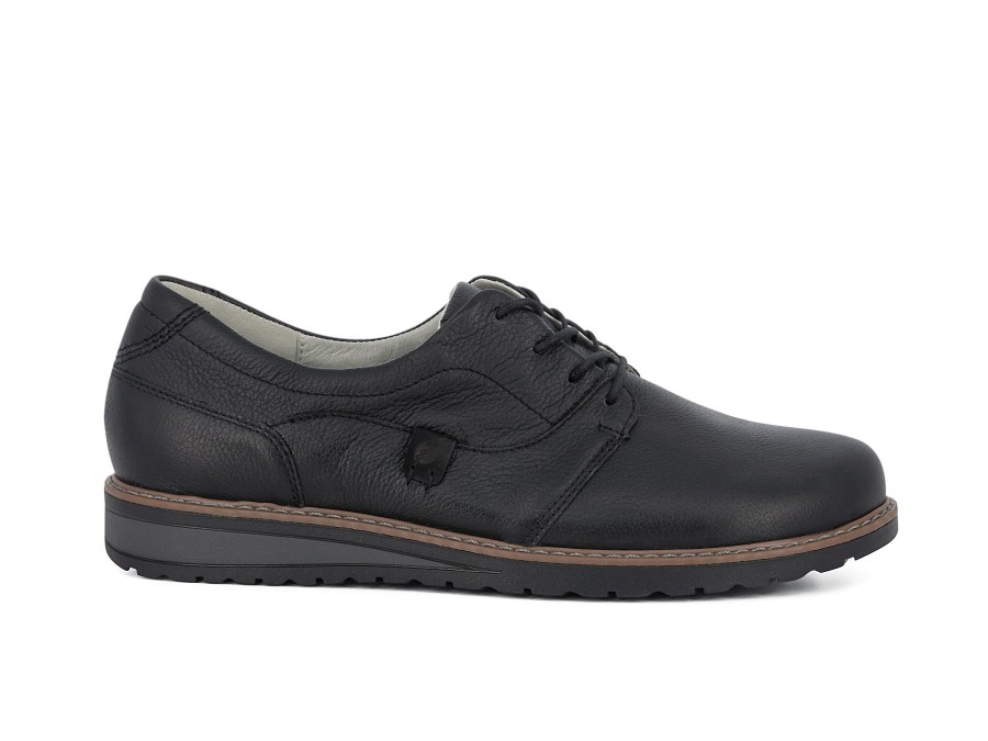 Woman WALDLAUFER Lace-Ups | Wakes Black Lea | Peter Sheppard Footwear