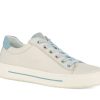 Woman ARA Sneakers | 27402 Cream~Aqua | Peter Sheppard Footwear