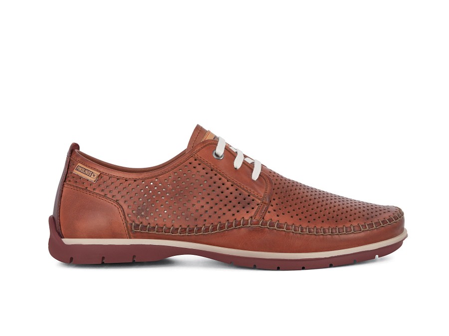 Man PIKOLINOS Lace-Ups | M9A-4120 Brick | Peter Sheppard Footwear